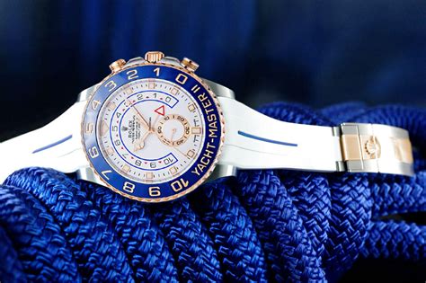 rolex yacht master ii rubber strap